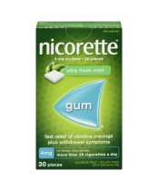 Nicorette Nicotine Gum Ice Mint 4mg